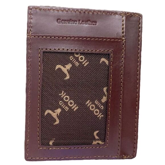 Wild Hook Wallet New Minimalist Slim Card Holder Genuine Leather Classic Basic - Picture 2 of 6